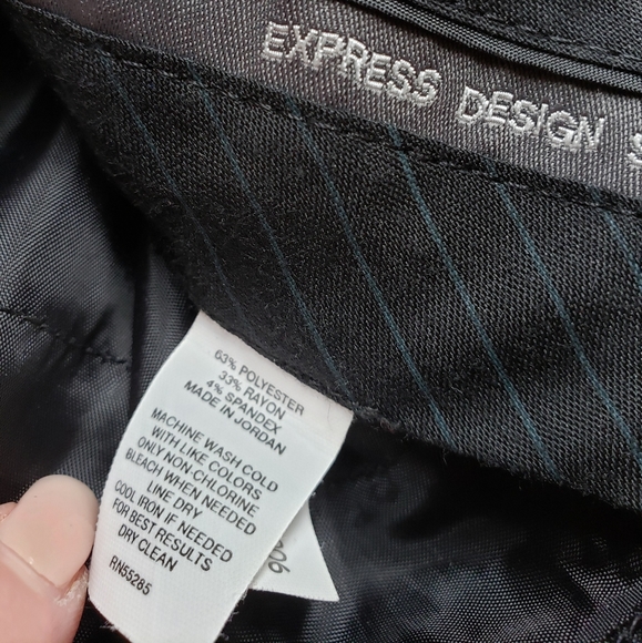 Express Design Editor Grey Heather Sz 00 Trouser - Picture 7 of 10